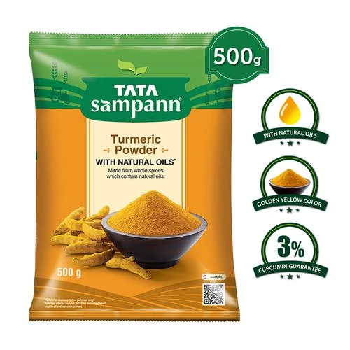 Tata Sampann Turmeric Powder-Arisina Pudi, 500 g-10.webp